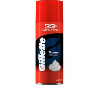 GILLETTE SHAVING FOAM REGULAR